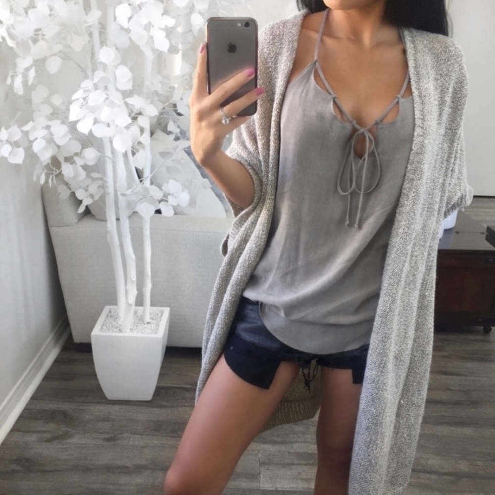 💞Re-Posh💞 PREEN Oatmeal Knit Kimono